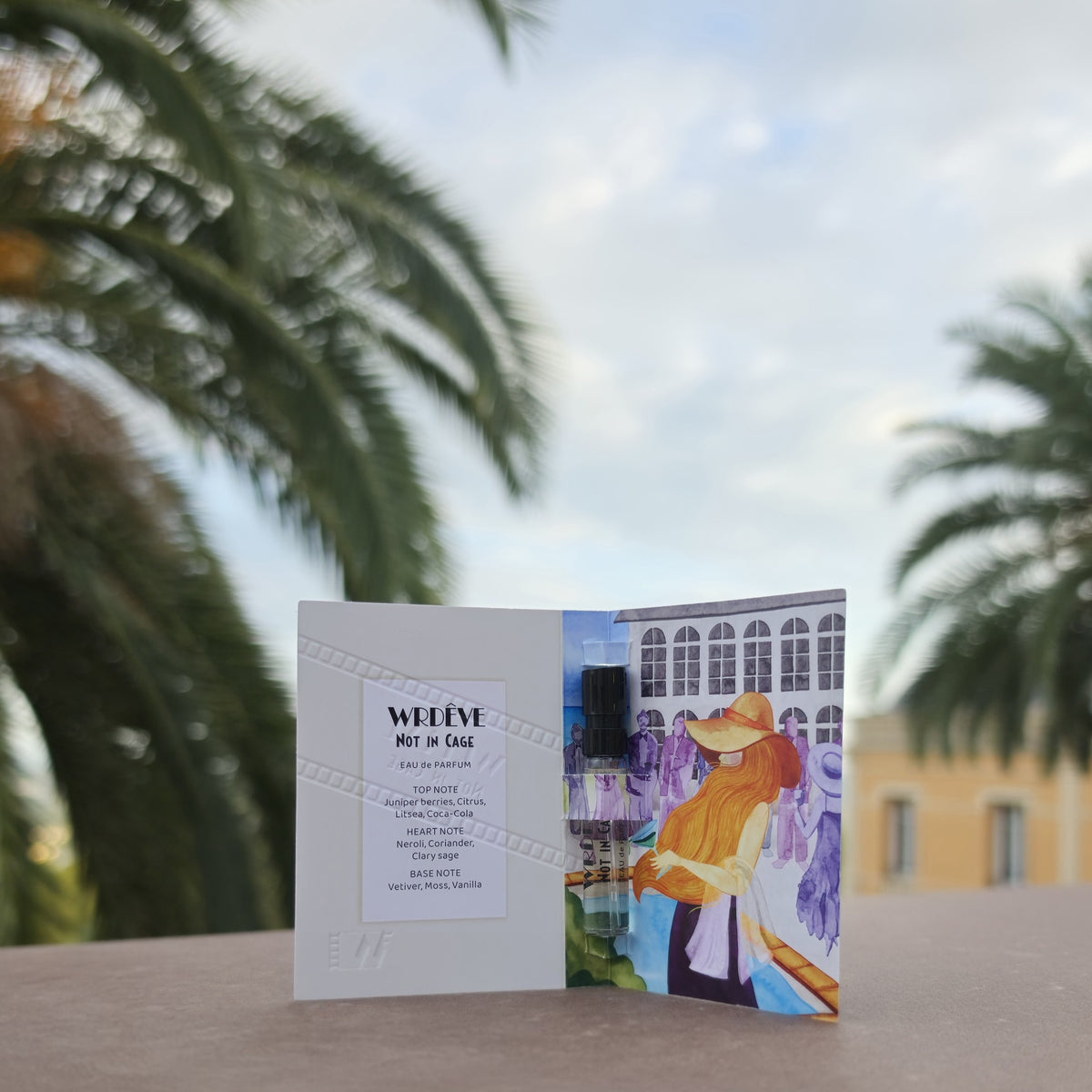 perfume Eau De Parfum Wrdêve not in cage card notes
