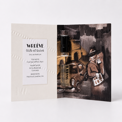 scent notes Gift of Quiet sample perfume Eau De Parfum Wrdêve