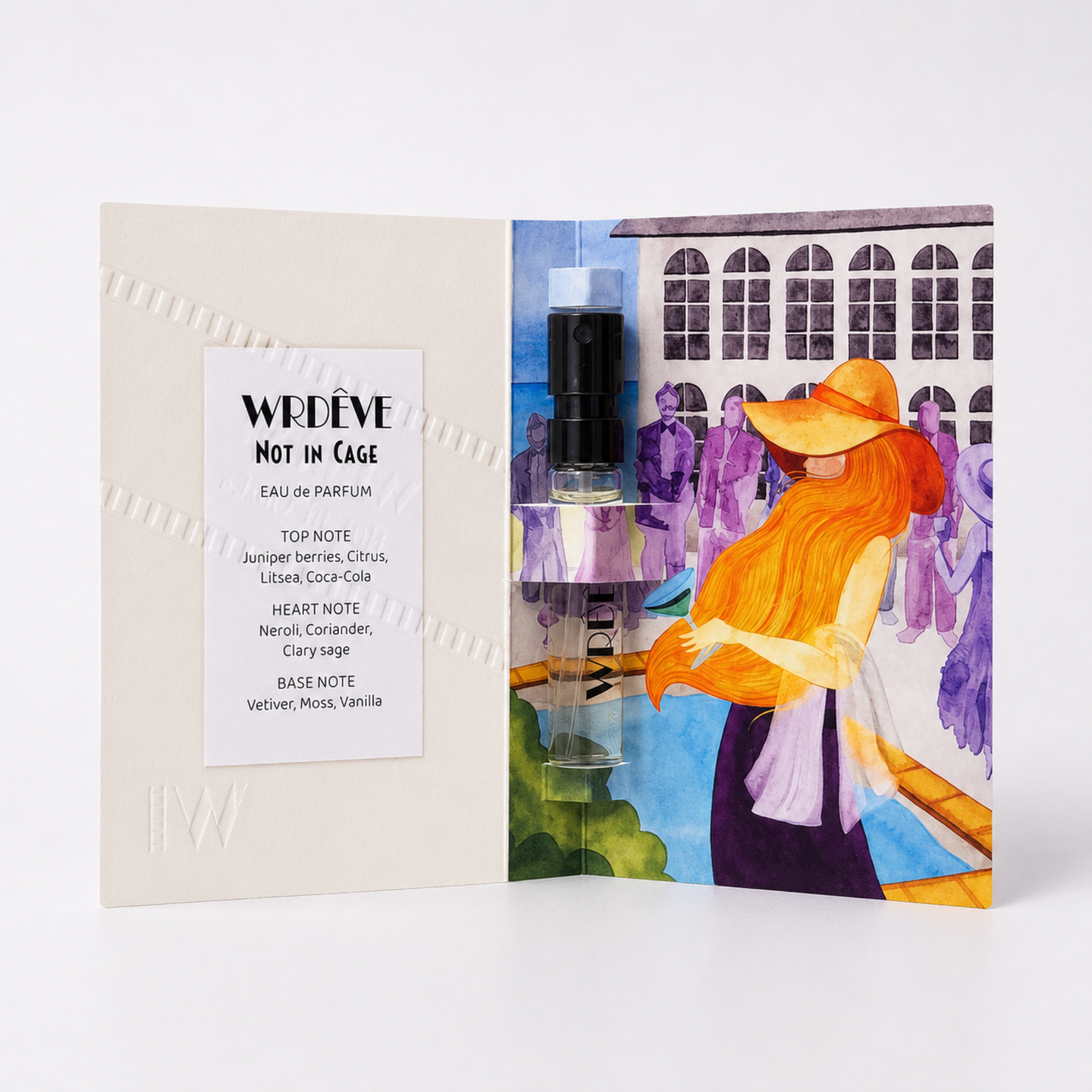 scent notes Not In Cage sample perfume Eau De Parfum Wrdêve